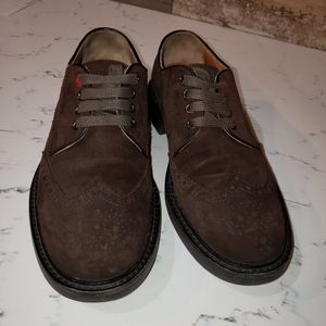 Moschino Oxford suede lace up shoes men Size 42 / US 9